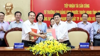 Trường ĐH Sư phạm kỹ thuật TP.HCM tiếp nhận tài sản công từ Trường cao đẳng Bình Phước