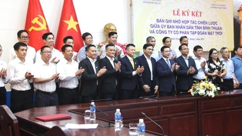 Bình Thuận bắt tay Tập đoàn Sun Group phát triển khu đô thị ven biển
