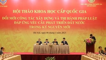 Đổi mới tư duy về xây dựng, thi hành pháp luật