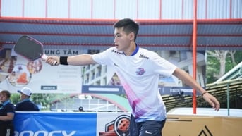 Trương Vinh Hiển thắng Lý Hoàng Nam ở tứ kết giải pickleball vô địch quốc gia 2025