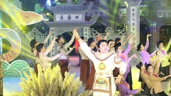 Màn múa ‘Rắn lột’ về Linh lang Đại vương trong chương trình nghệ thuật đặc biệt