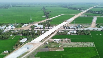 Các dự án cao tốc qua Hậu Giang phấn đấu đạt và vượt tiến độ