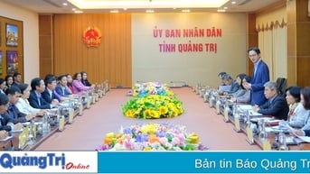 Đoàn Trưởng cơ quan đại diện Việt Nam ở nước ngoài làm việc với tỉnh Quảng Trị