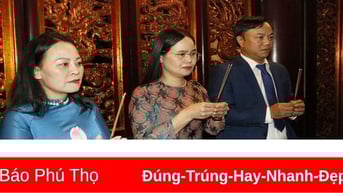 Huyện Hạ Hoà dâng hương tưởng niệm các Vua Hùng