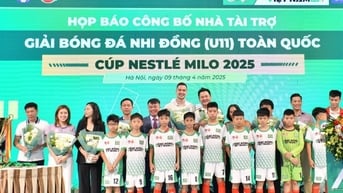 Nestlé MILO tiếp tục đồng hành cùng Giải Bóng đá nhi đồng toàn quốc 2025