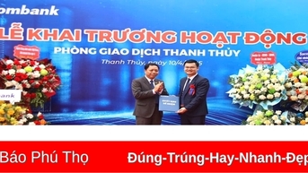 Khai trương Sacombank - Phòng giao dịch Thanh Thuỷ