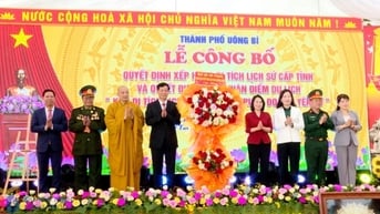 “Khu di tích lịch sử lưu niệm Trung đoàn 5 Yên Tử” được công nhận Di tích lịch sử cấp tỉnh, điểm du lịch cấp tỉnh