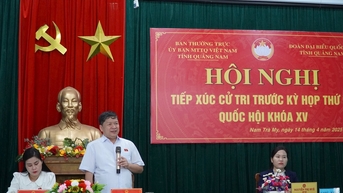 Cử tri Nam Trà My kiến nghị về chế độ hỗ trợ khi sắp xếp bộ máy