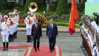 Tổng Bí thư Tô Lâm chủ trì lễ đón Tổng Bí thư, Chủ tịch Trung Quốc Tập Cận Bình
