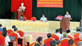 Đoàn Đại biểu Quốc hội tỉnh Hải Dương tiếp xúc cử tri 4 địa phương trước Kỳ họp thứ 9 Quốc hội khóa XV