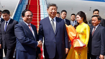 Thủ tướng Phạm Minh Chính ra sân bay tiễn Tổng Bí thư, Chủ tịch Trung Quốc Tập Cận Bình