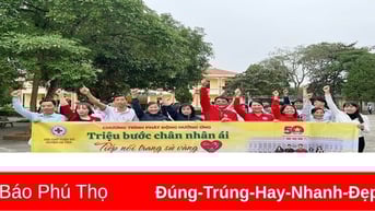 Chiến dịch “Triệu bước chân nhân ái”: Rèn sức khỏe