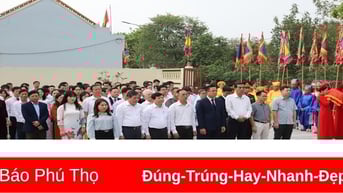 Lễ dâng hương giỗ Đức Vua Lý Nam Đế năm 2025