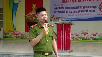 Thăng cấp bậc hàm Thiếu tá với sĩ quan Nguyễn Đăng Khải