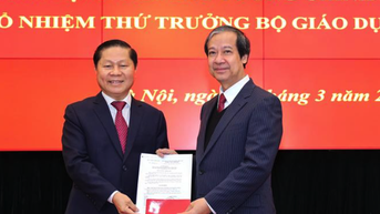 Công bố Quyết định điều động, bổ nhiệm Thứ trưởng và lãnh đạo các đơn vị Bộ GD-ĐT