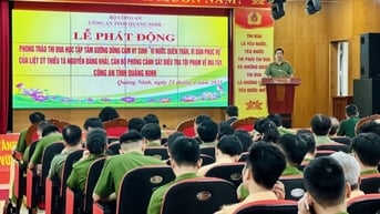Công an tỉnh phát động phong trào thi đua học tập tấm gương dũng cảm của Liệt sỹ Nguyễn Đăng Khải