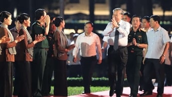 Tổng Bí thư Tô Lâm dự chương trình nghệ thuật “Đất nước trọn niềm vui" tại TPHCM
