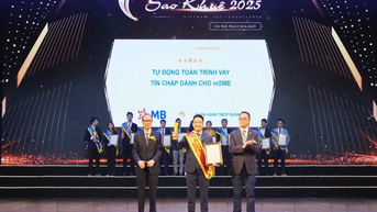 BIZ MBBank đạt 3 giải Sao Khuê nhờ công nghệ AI và dữ liệu lớn