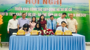 Xây dựng hồ sơ đề cử Khu di tích khảo cổ Óc Eo - Ba Thê, trình UNESCO công nhận là Di sản văn hóa thế giới