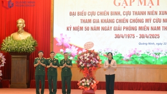 Gặp mặt cựu chiến binh, cựu thanh niên xung phong tiêu biểu tham gia kháng chiến chống Mỹ cứu nước