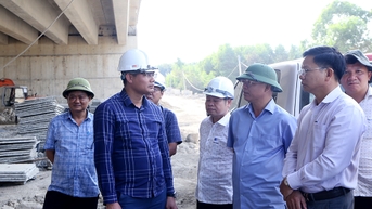 Kiểm tra thực địa công tác triển khai thi công các dự án giao thông trọng điểm