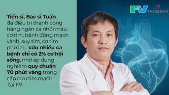 TS-BS Hồ Minh Tuấn: Chuyên gia điều trị bệnh tim mạch phức tạp, không cần mổ hở