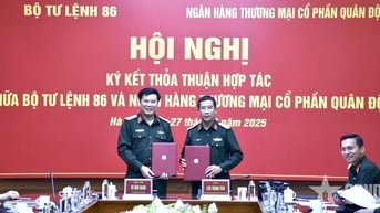 Bộ tư lệnh 86 và Ngân hàng Thương mại Cổ phần Quân đội ký kết hợp tác