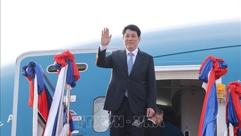 Chủ tịch nước Lương Cường kết thúc tốt đẹp chuyến thăm cấp Nhà nước tới CHDCND Lào