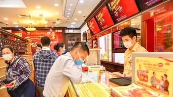 Giá vàng trong nước và thế giới tiếp tục chuỗi...