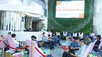 Các đơn vị dầu khí khu vực TP HCM:  Lan tỏa nghĩa cử hiến máu tình nguyện