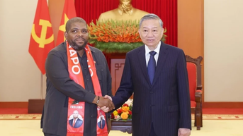 Tổng Bí thư Tô Lâm tiếp Tổng Thư ký Đảng Mặt trận giải phóng Mozambique