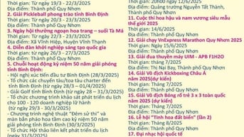 Bình Định tổ chức nhiều hoạt động văn hóa, thể thao, du lịch chào mừng 50 năm Ngày Giải phóng hoàn ...