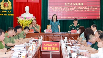 Hội nghị tuyên truyền đóng góp xây dựng các dự án luật do Bộ Công an chủ trì soạn thảo