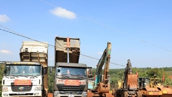 Hình ảnh khởi công dự án thành phần cao tốc Gia Nghĩa