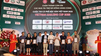 Trao giải và vinh danh những mẫu cà phê đặc sản năm 2025