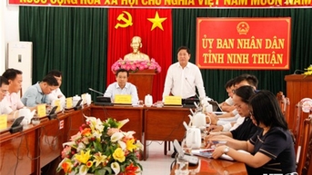 Tổ công tác của Thủ tướng Chính phủ làm việc trực tuyến với tỉnh Ninh Thuận và Bình Thuận