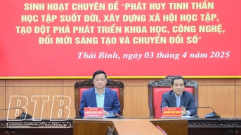 Sinh hoạt chuyên đề "Phát huy tinh thần học tập suốt đời, xây dựng xã hội học tập, tạo đột phá phát triển khoa học, công nghệ, đổi mới sáng tạo và chuyển đổi số quốc gia”