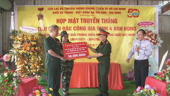 Ban Liên lạc truyền thống Kháng chiến Đặc công Gia Định 4 họp mặt kỷ niệm 50 năm thống nhất đất nước