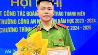 Chàng học viên cảnh sát sở hữu thành tích đáng nể