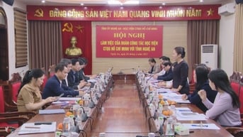 Học viện Chính trị quốc gia Hồ Chí Minh làm việc với Tỉnh ủy Nghệ An