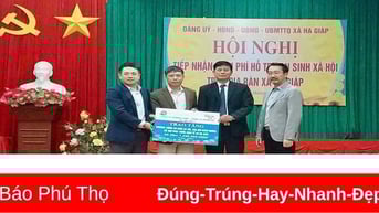 Xã Hạ Giáp tiếp nhận gần 2 tỷ đồng hỗ trợ an sinh xã hội