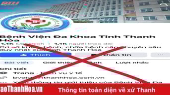 Fanpage giả mạo danh Bệnh viện Đa khoa tỉnh Thanh Hóa kêu gọi từ thiện