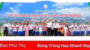 Bạch Hạc vô địch giải Bơi chải thành phố Việt Trì mở rộng