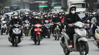 Kết thúc kỳ nghỉ lễ Giỗ Tổ Hùng Vương, dòng phương tiện 'ken đặc' cửa ngõ Hà Nội