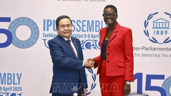Chủ tịch Quốc hội Trần Thanh Mẫn gặp Chủ tịch IPU Tulia Ackson