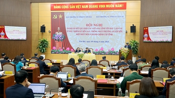Yen Bai - ខេត្ត Lao Cai វាយតំលៃលទ្ធផលសហប្រតិបត្តិការ និងឯកភាពលើផែនការរៀបចំ និងបញ្ចូលអង្គភាពរដ្ឋបាលថ្នាក់ខេត្ត។