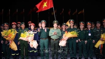 Lực lượng Quân đội nhân dân Việt Nam hoàn thành nhiệm vụ tại Myanmar, về nước an toàn