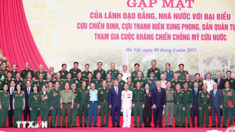 Gặp mặt cựu chiến binh, cựu thanh niên xung phong và các lực lượng tham gia kháng chiến chống Mỹ cứu nước