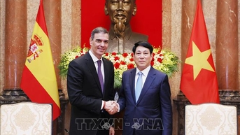 Chủ tịch nước Lương Cường tiếp Thủ tướng Tây Ban Nha