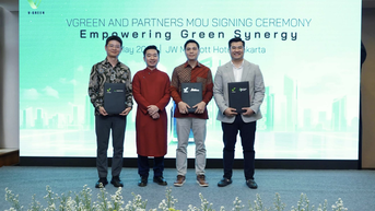 V-Green ký MOU với 4 đối tác để triển khai 63.000 cổng sạc Vinfast tại Indonesia, dự kiến tổng đầu tư 300 triệu USD
